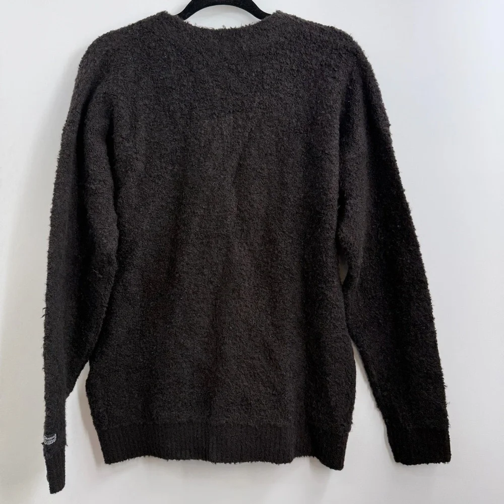 Levi’s Coit Boxy Cardigan Men’s Small Wool Alpaca Bouclé Black NWT Relaxed